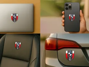 BMW Selbstklebendes Etikett Universal Hochwertig Robust